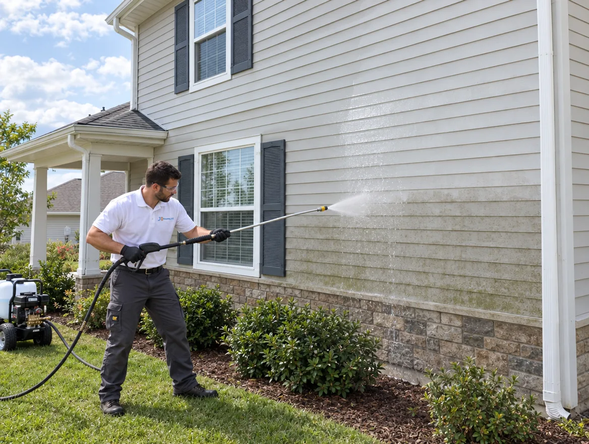 House washing and siding cleaning